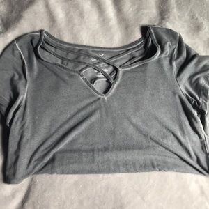 Grey American Eagle Top